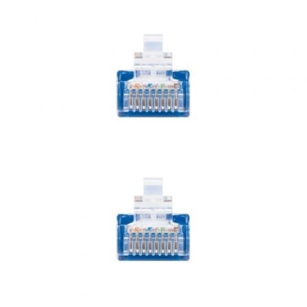Nanocable Cable de Red RJ45 Cat6 UTP AWG24 Azul 25cm Nanocable Cable de Red RJ45 Cat6 UTP AWG24 Azul 25cm
